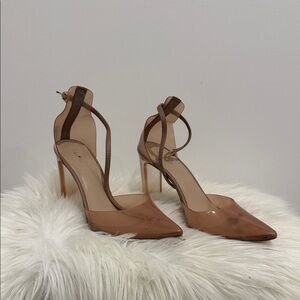 Aldo Brown Strappy Heels
